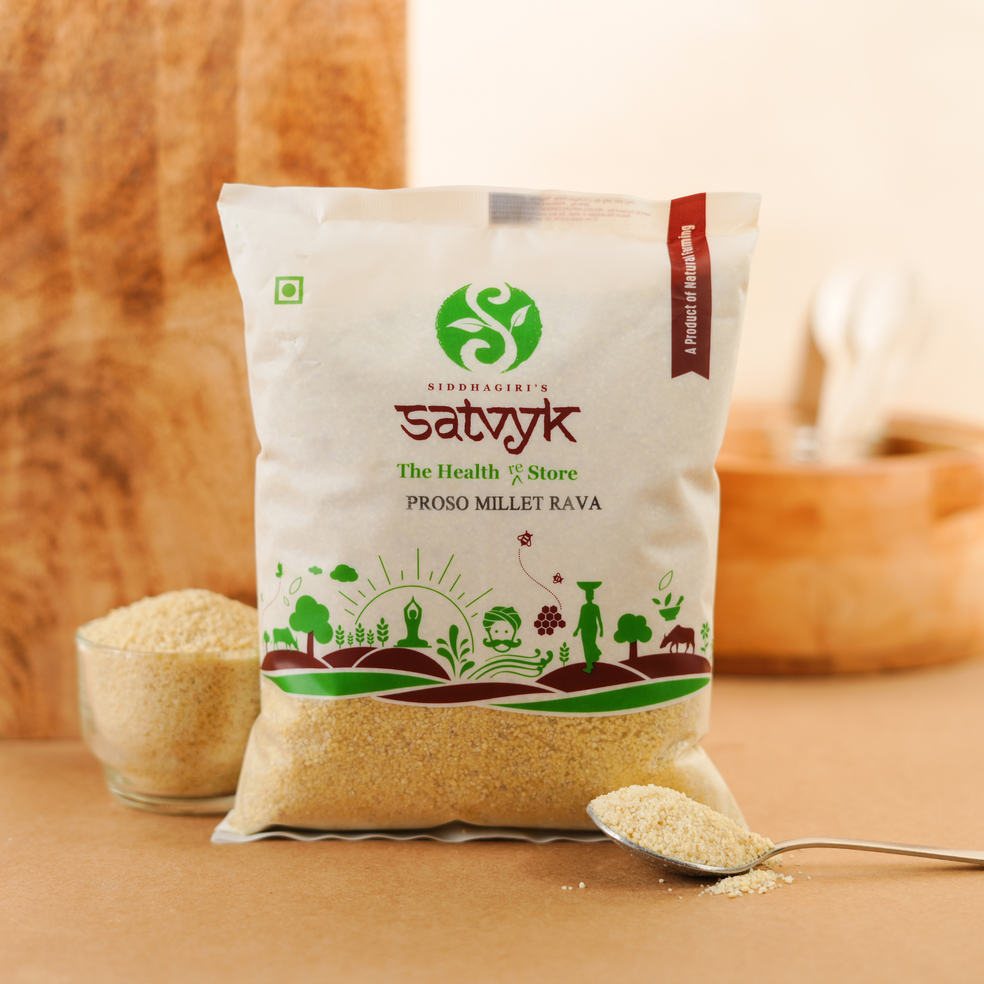 Proso Millet Rawa | Gluten-Free & Light on Stomach | Ideal for Upma, Idli & Tikki | High Fiber & Protein