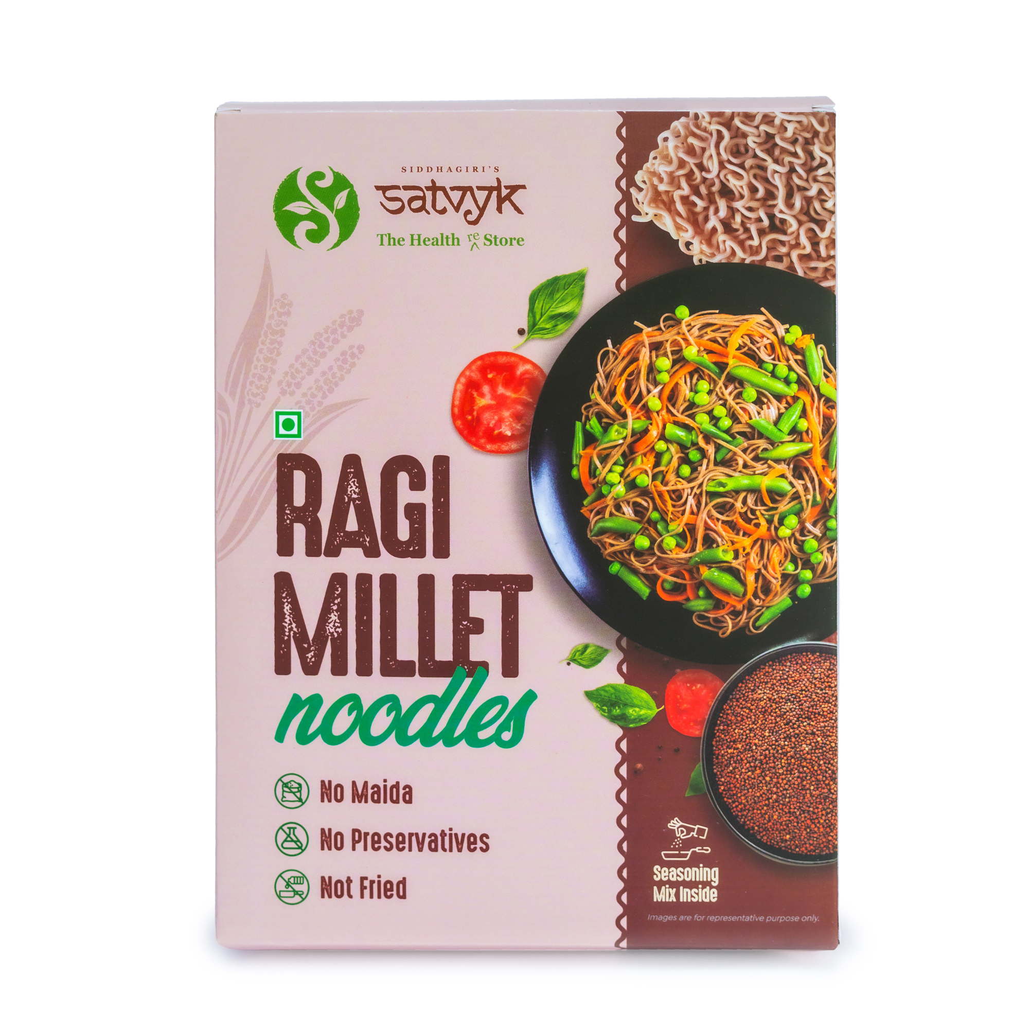 Ragi Noodles | Calcium-Rich Finger Millet | No Maida | Good for Bones | Light & Wholesome Meal | Ideal for Kids & Adults