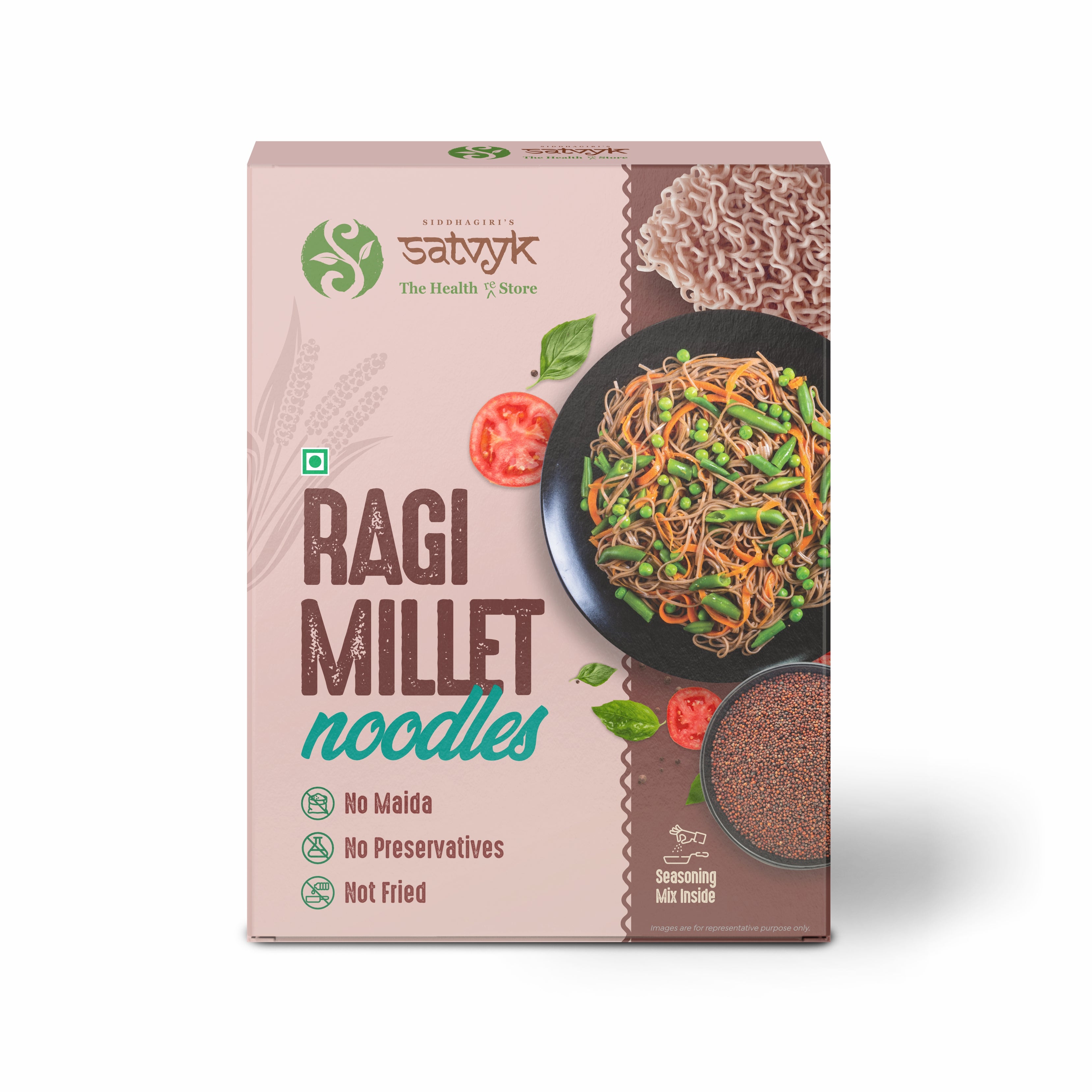 Ragi Noodles | Calcium-Rich Finger Millet | No Maida | Good for Bones | Light & Wholesome Meal | Ideal for Kids & Adults