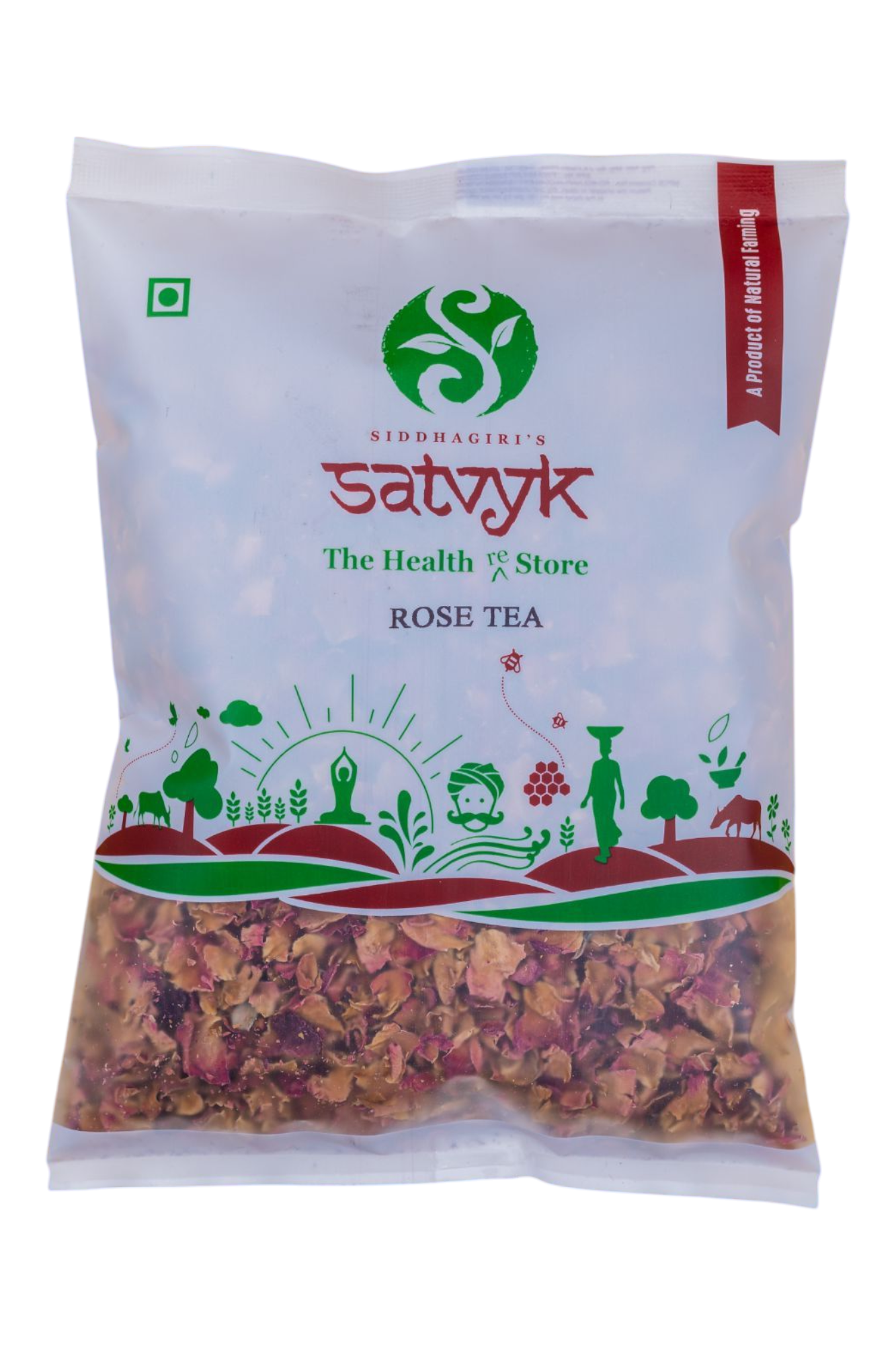 Rose Petal Tea | Floral Herbal Infusion | Skin Glow & Hydration | No Caffeine | Aromatic & Refreshing Tea | Natural Mood Relaxant
