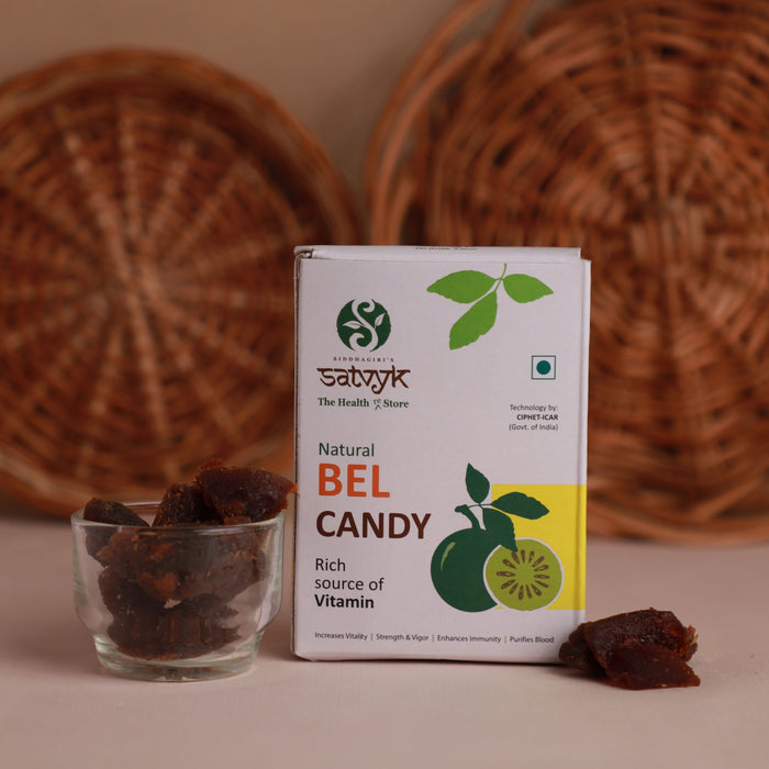 Bel Candy | Stone Apple Jelly Candy | Dry Bel Candy | Immunity Boosting | Digestive| Non GMO | Satvyk Bel Candy