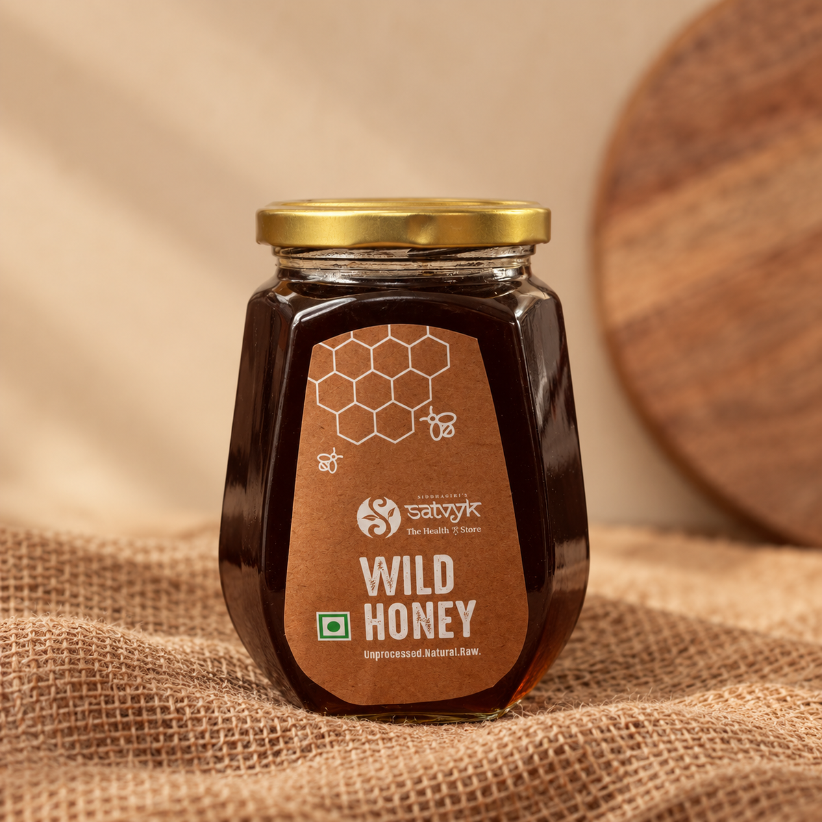 Wild Honey | Forest-Harvested & Raw | Unprocessed & Unfiltered | Rich in Antioxidants | No Added Sugar | Natural Energy Booster