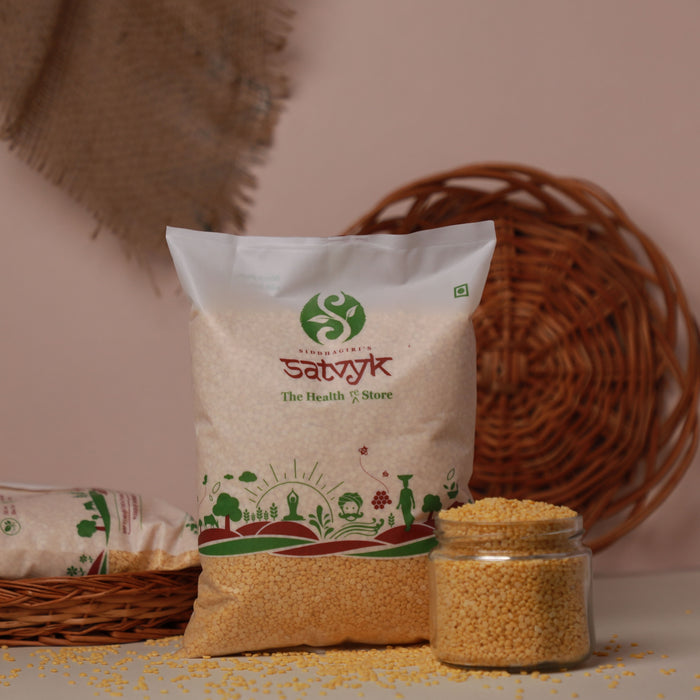Yellow Moong Dal Split, Moong Mogar Dal | Unpolished | No Chemicals, No preservatives |Non GMO | Satvyk Moong Dal