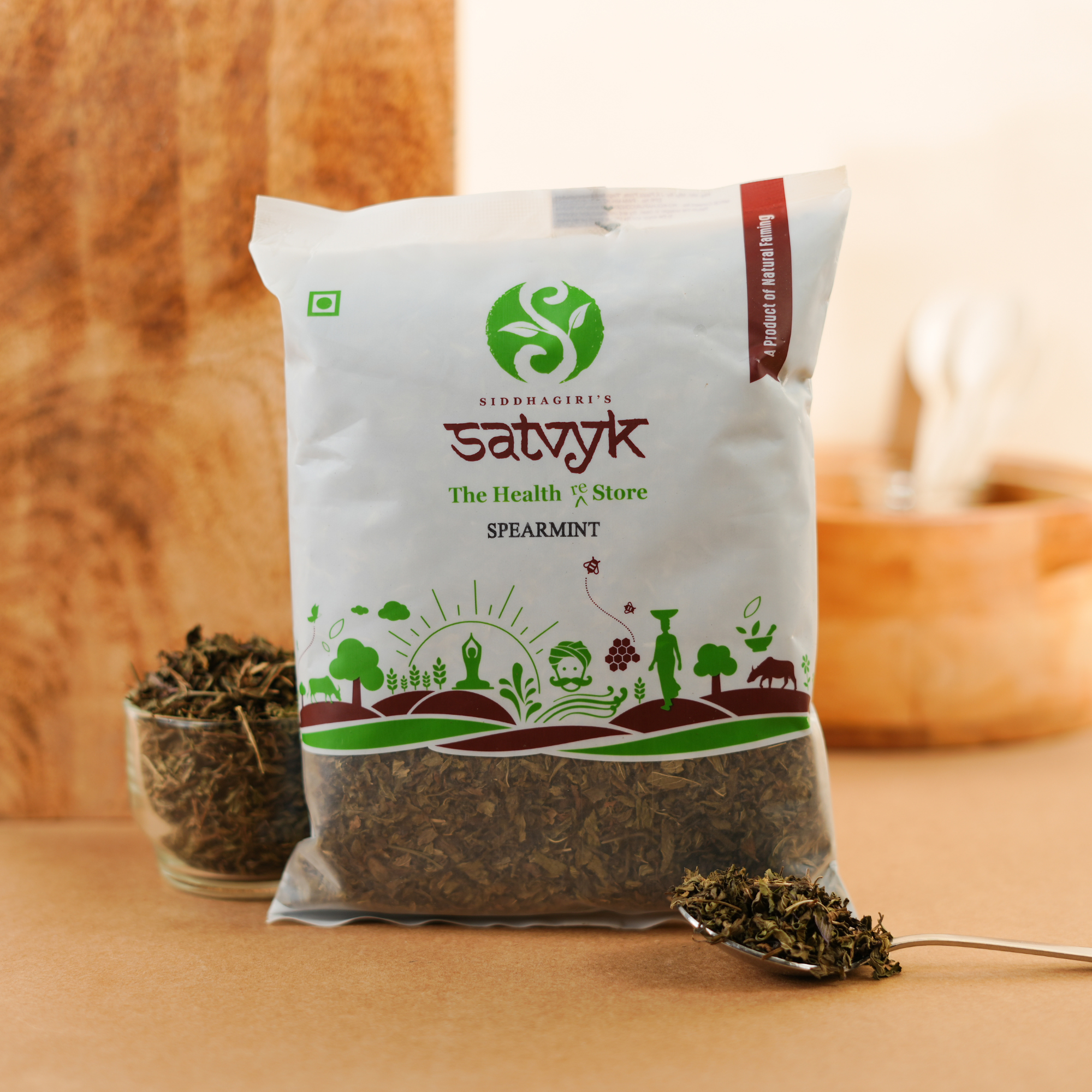 Spearmint Leaves | Dried & Fragrant | For Teas, Detox Water & Spice Blends | Natural & Refreshing