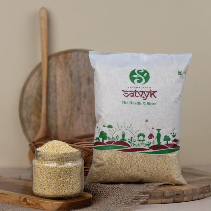Proso Millet| Common Millet| broomcorn, Chena, Barri, Pingu, Varagu, Baragu, Varigulu| Low GI Millet| Unpolished millet | Non GMO |Gluten-free | Satvyk Proso Millet