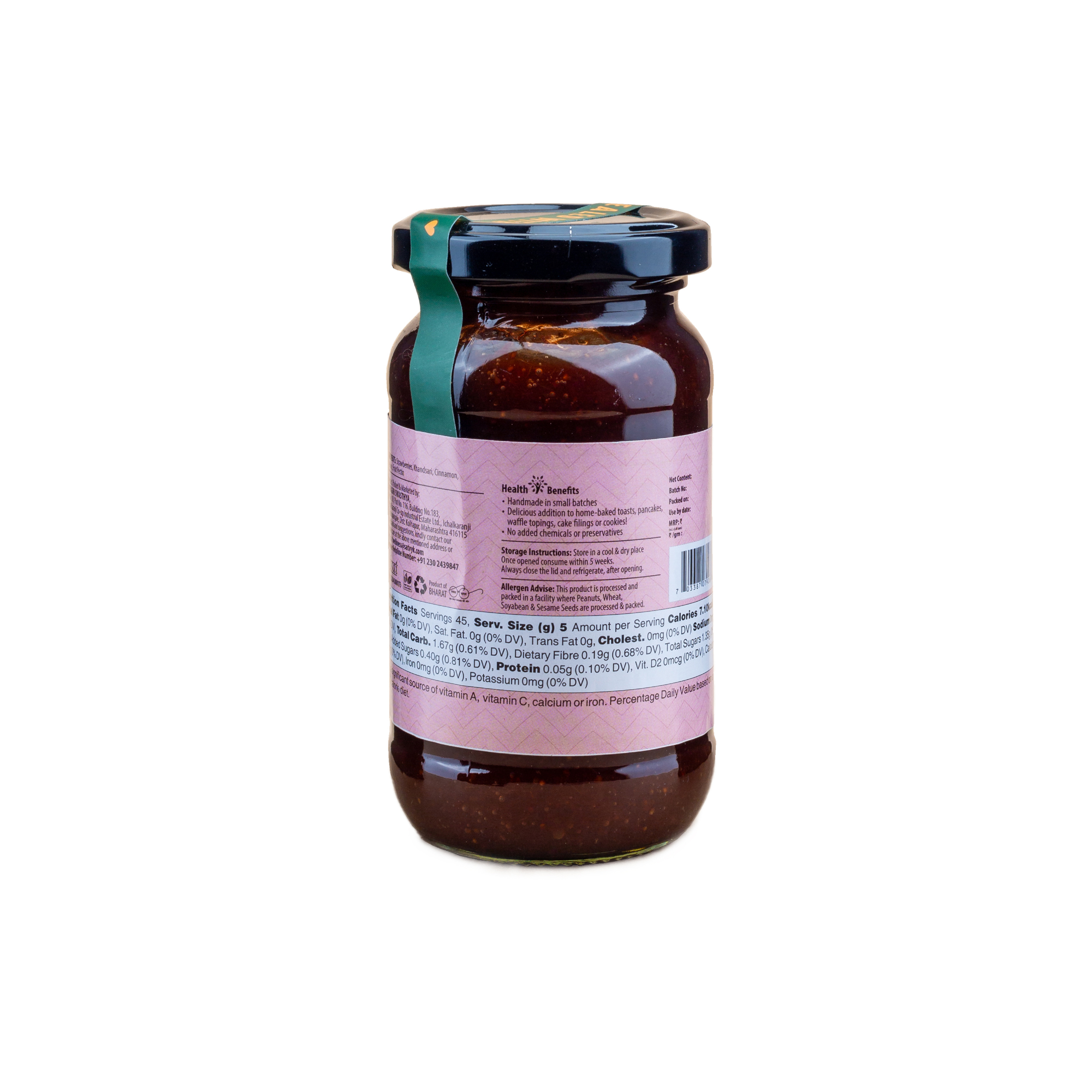 Strawberry Spread | Real Berry Goodness | No Artificial Flavour | Loved by Kids & Adults