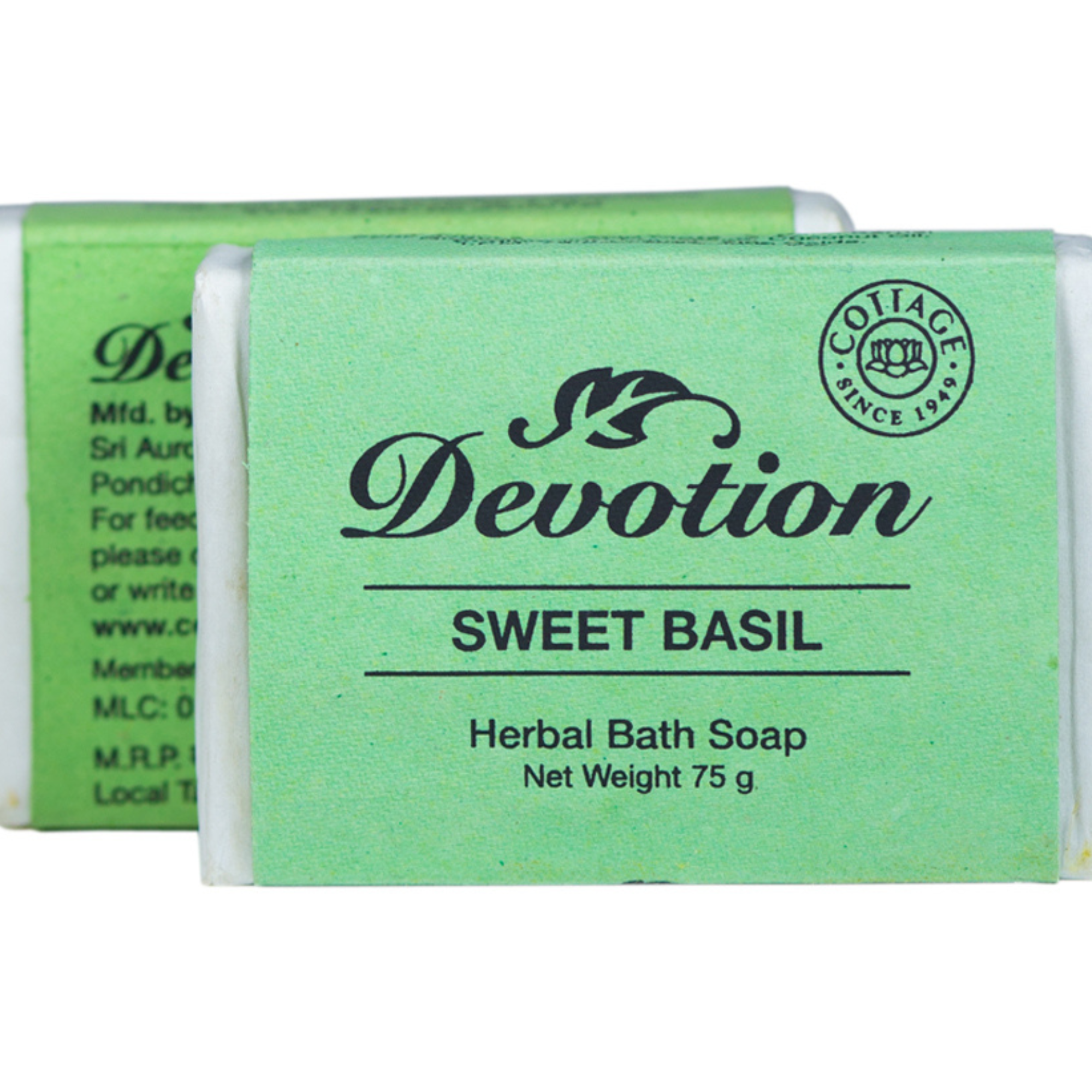 Handmade Sweet Basil Herbal Bath Soap | Herbal Cleanser with Natural Freshness | Skin Purifying | Soothing Daily Use Bar