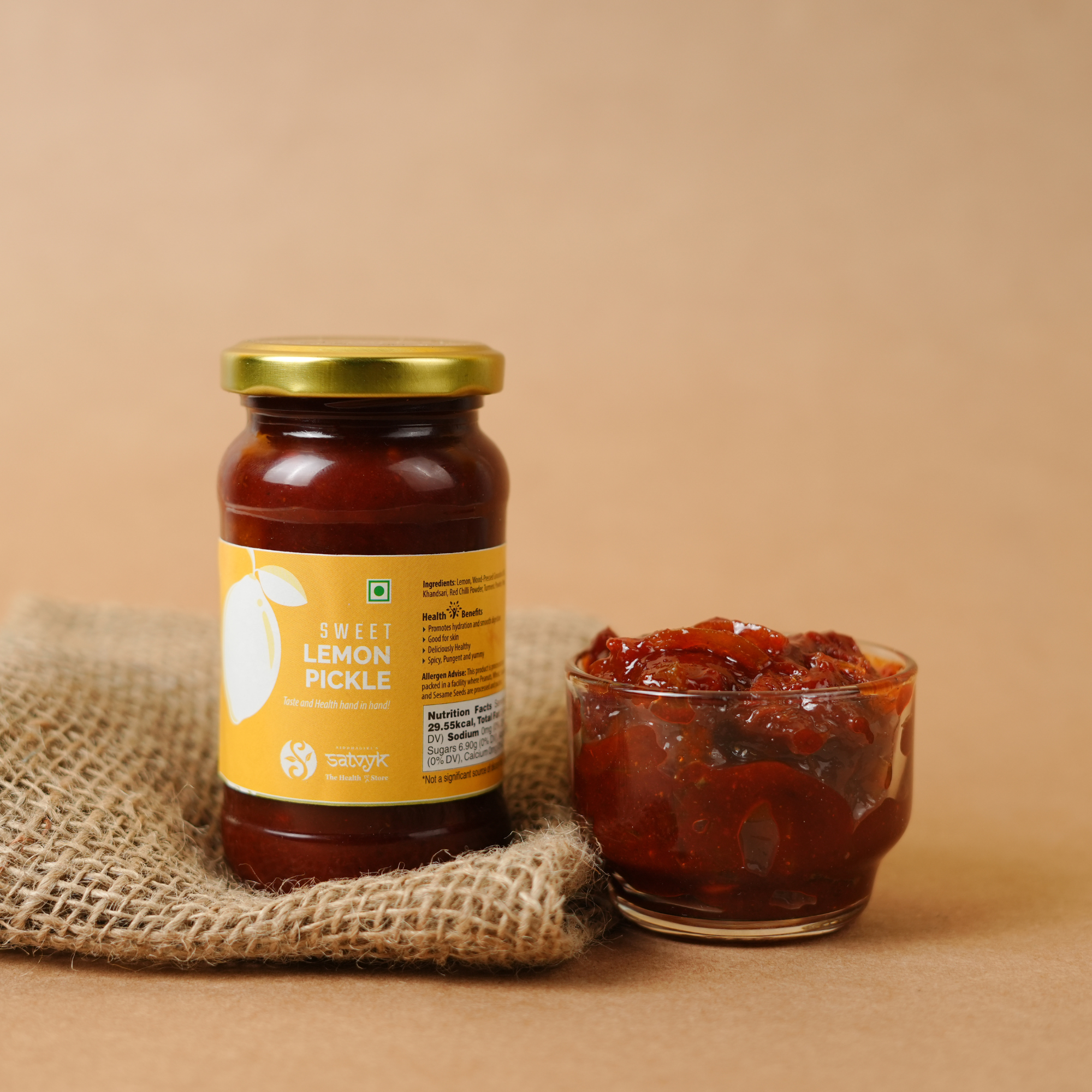 Sweet Lemon Pickle | Traditional Nimbu Achar | Sweet, Tangy & Spicy | Slow-Aged for Rich Taste | No Preservatives