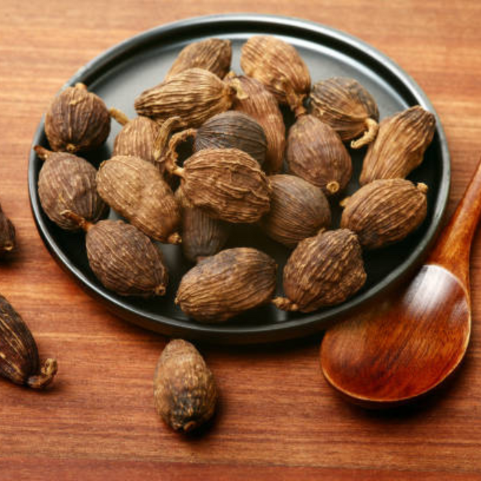 Badi Elaichi | Bold Black Cardamom Pods | Smoky Flavour | Ideal for Biryani & Masala Blends