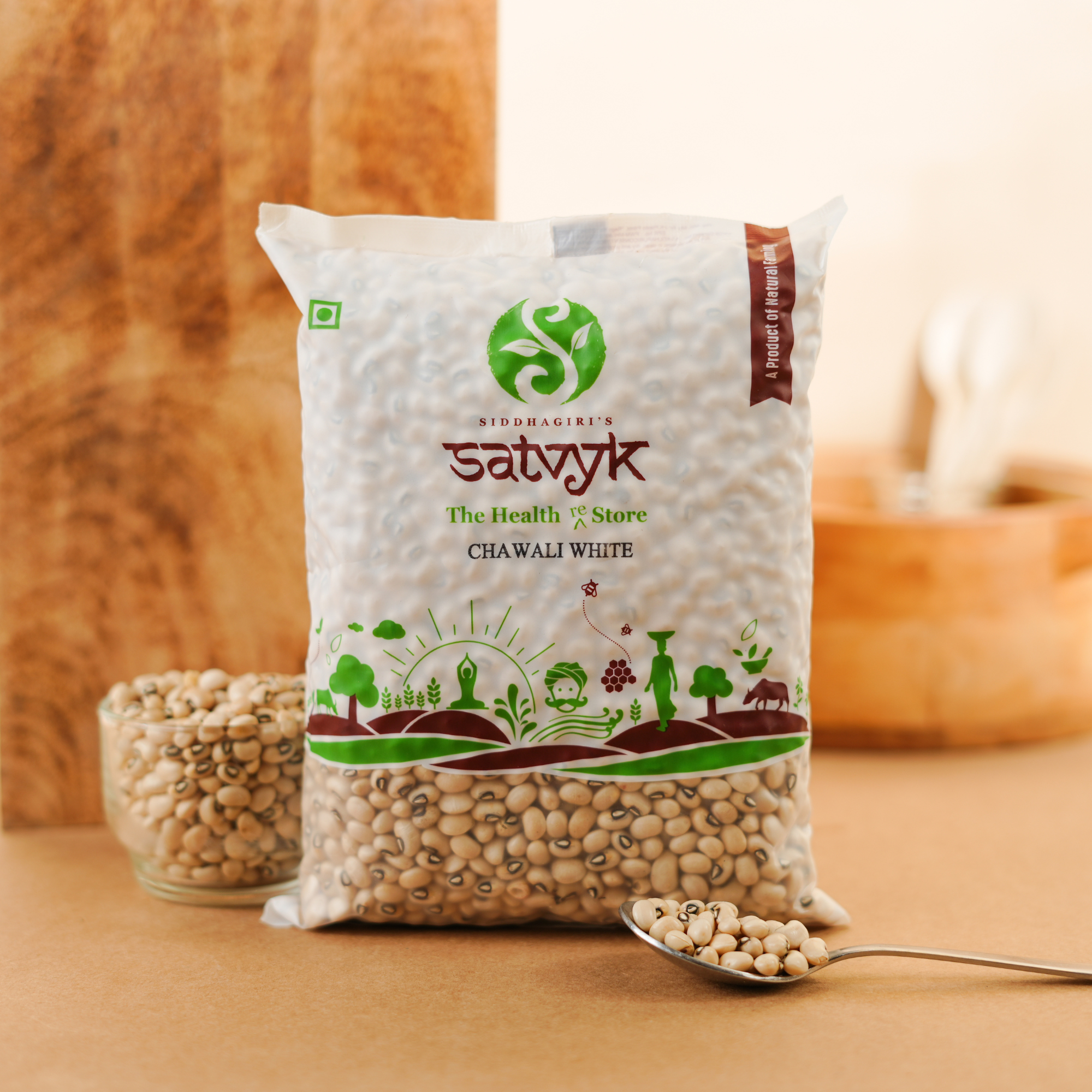 White Chawli (Cowpea) | Protein & Fiber-Rich | Unpolished & Light on Digestion | Perfect for Curries & Stir-Fries