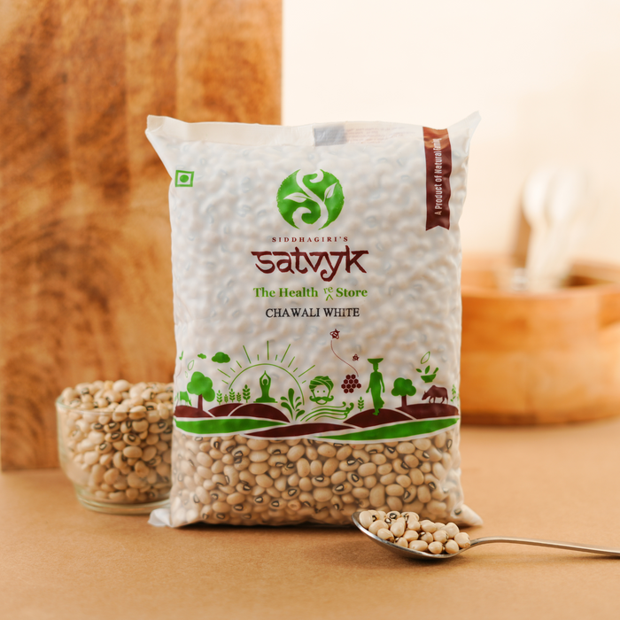 White Chawli (Cowpea) | Protein & Fiber-Rich | Unpolished & Light on Digestion | Perfect for Curries & Stir-Fries