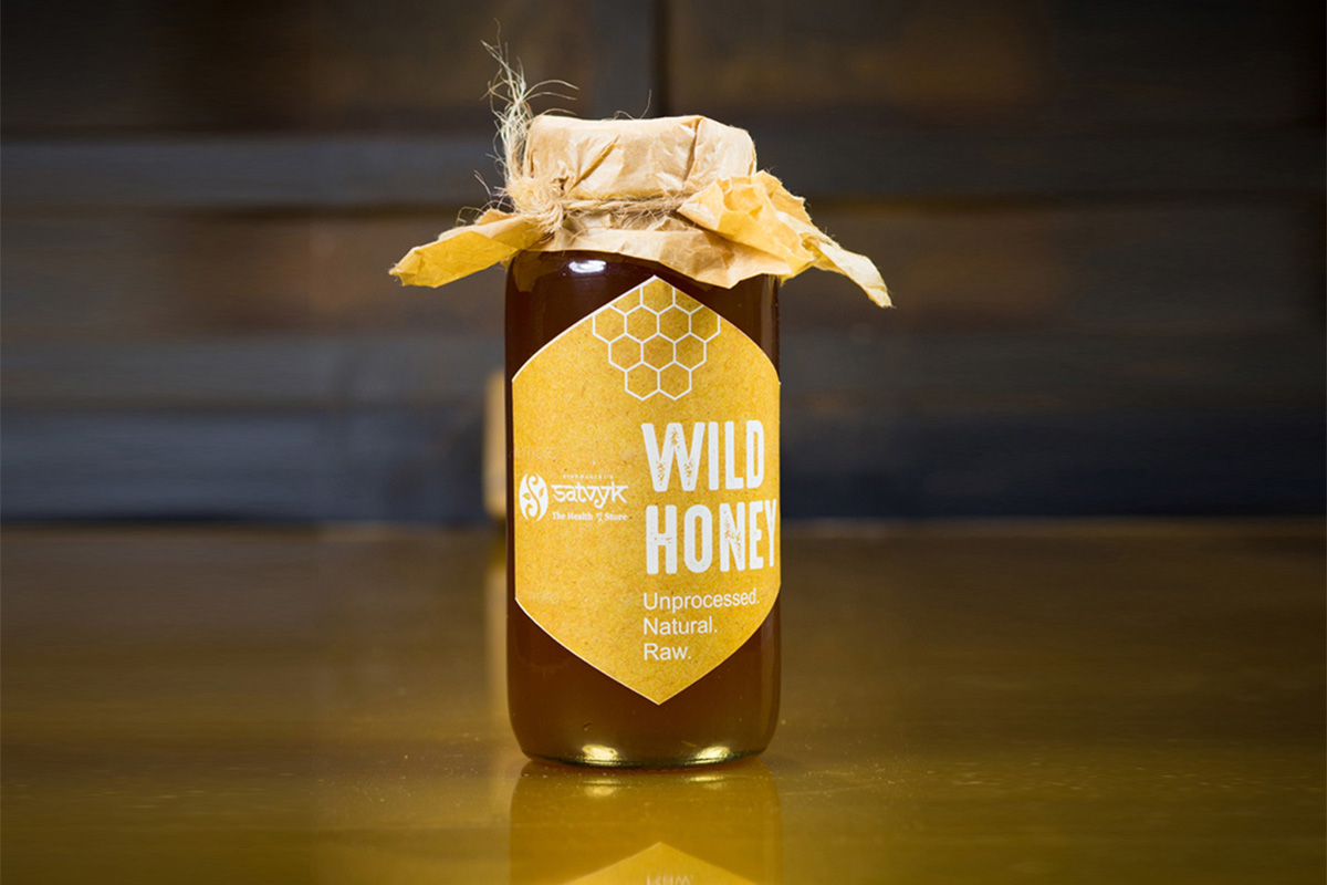 Wild forest honey, forest honey, wild honey